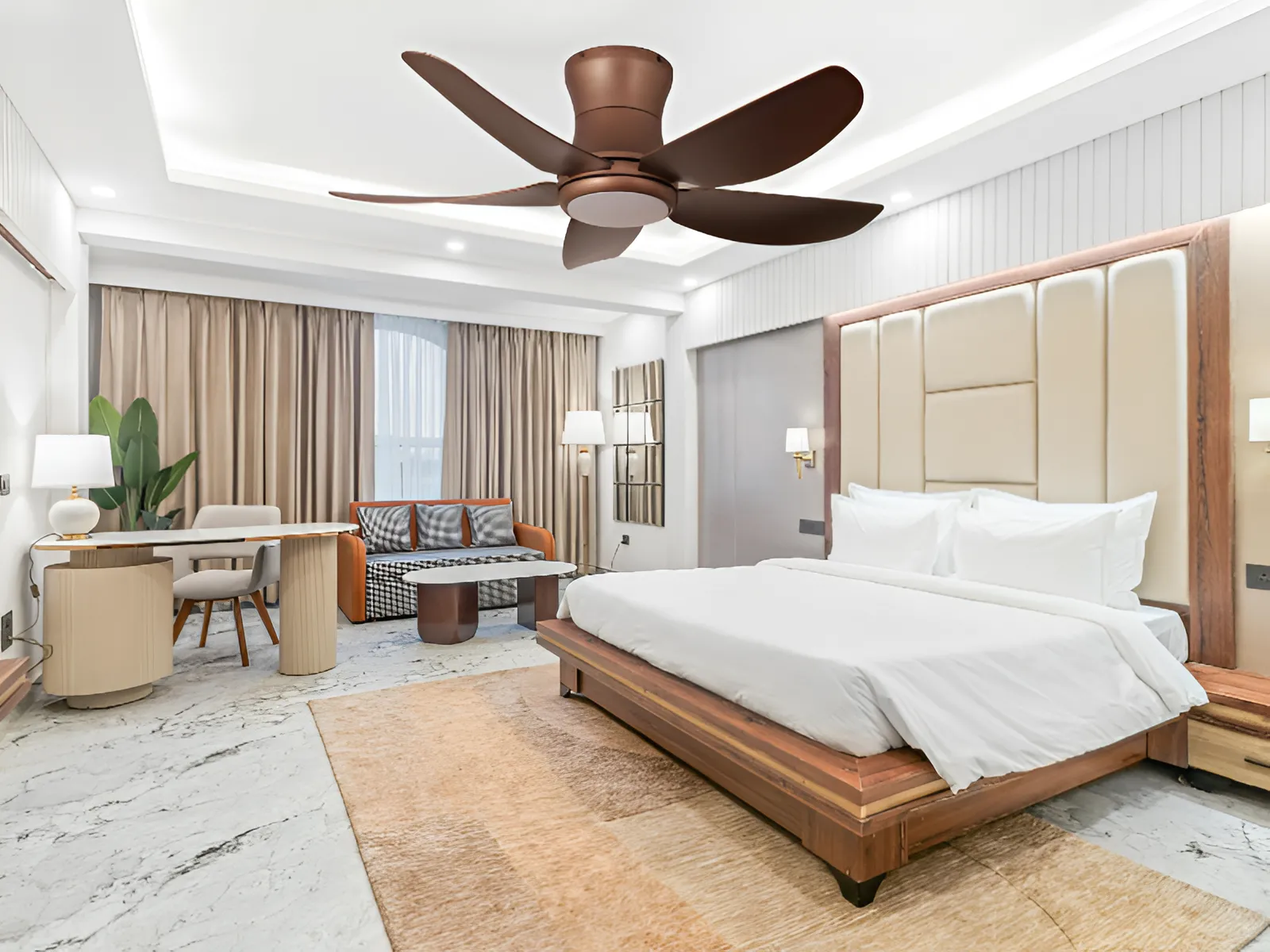 Quạt trần FY588 trong căn hộ chung cư. 